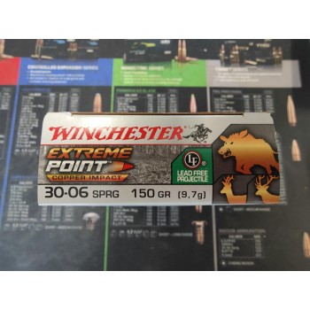 .30-06 Winchester 150gr Extreme Point Copper Lead Free - Box of 20 .30-06 Winchester 150gr Extreme Point Copper Lead Free - Box of 20